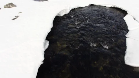 Winter River Vídeo Stock 89328843