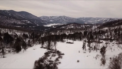 Winter river Stock Footage 104229596