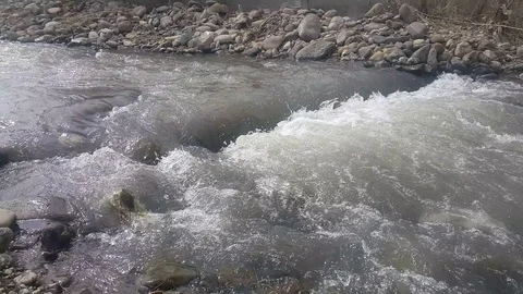 Winter river Stock Footage 106369829