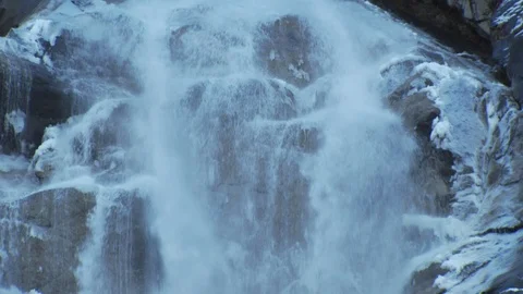 Winter River Stock Footage 123937639