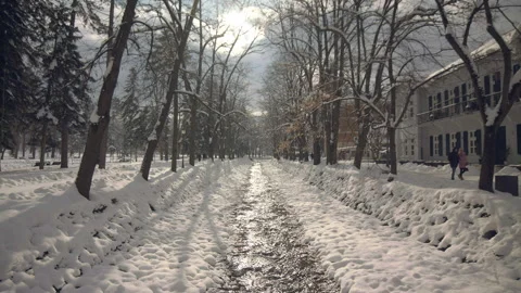 Winter river Stock Footage 151874871