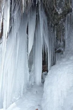 Winter river Stock Photos