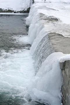 Winter river Stock Photos