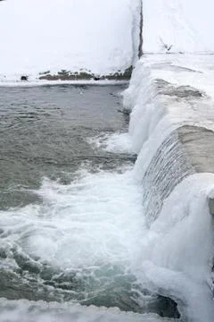 Winter river Stock Photos