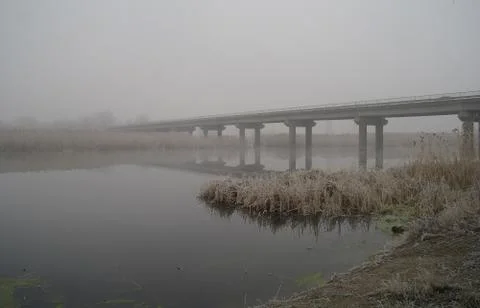 Winter of the river. Stock Photos