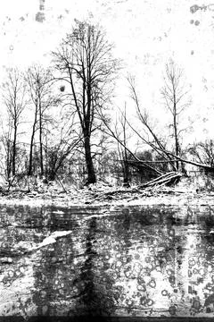 Winter river Stock Photos