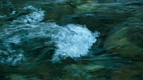 Winter river view for meditation Stock Footage 87770459