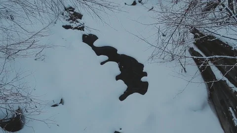 Winter river. winter landscape 動画素材 72396116