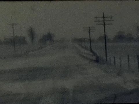 Winter Road 1943 Stock Footage 90069668