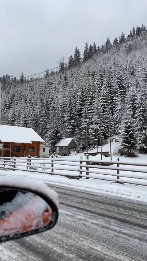 Winter Road 2 Video stock 224746832