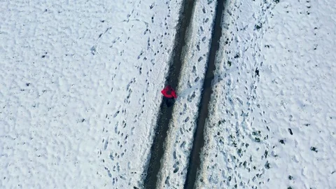 Winter. On the road. Stock Footage 124186769