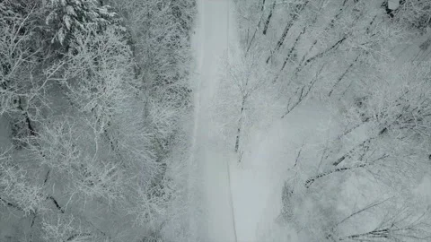 Winter road Stock Footage 138102578
