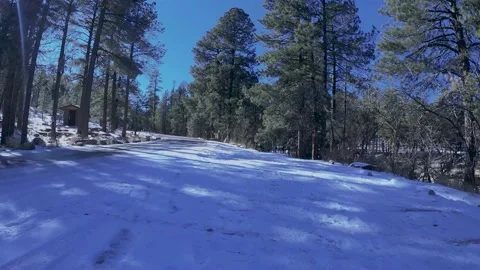 Winter Road Stock Footage 145921802