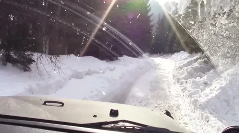 Winter off roading Stock-Footage 47220931