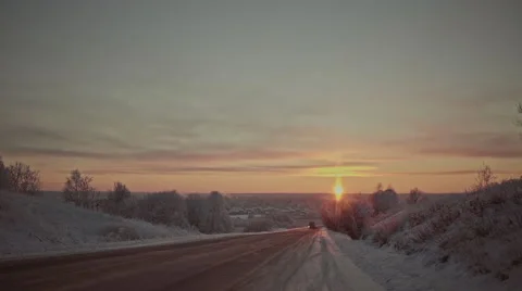 Winter in the Russian provinces Vidéo 58277203
