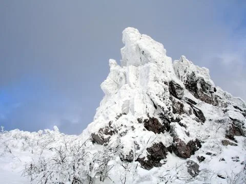 Winter on Sakhalin Stock Photos