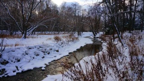 Winter on Sakhalin Stock Photos