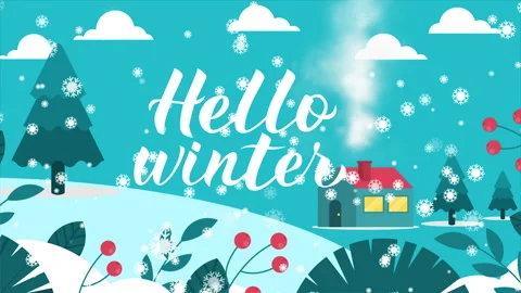 Winter sale animation Stock Footage 259787978