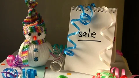 Winter sale Stock Footage 72403585