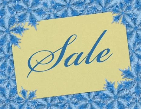 Winter sale Illustrazione stock