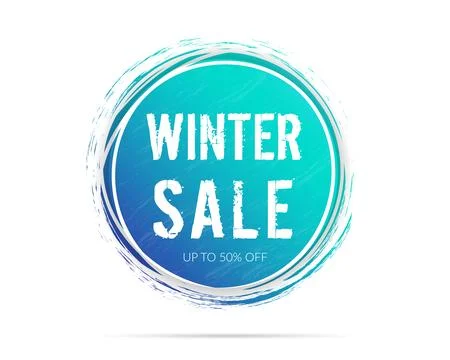 Winter Sale Stock Illustration