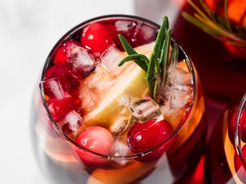Winter sangria close up Photos