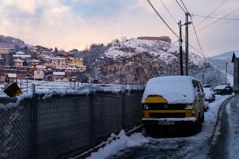 Winter in Sarajevo Foto stock