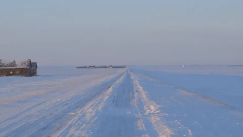 Winter in Saskatchewan Video stock 144840983