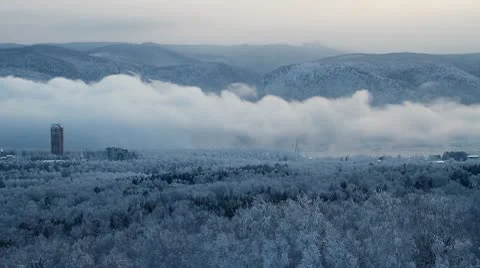 Winter scene 3 Stock Footage 10570534