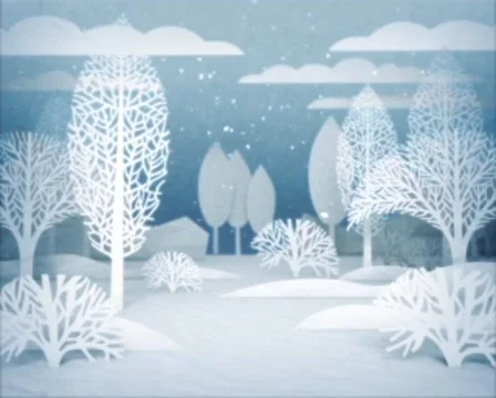 Winter scene 動画素材 41037006