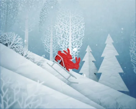 Winter scene 動画素材 41037070