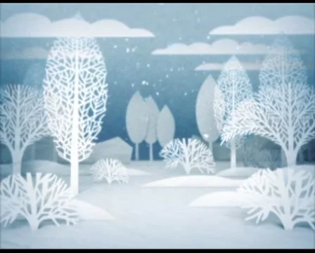 Winter scene 動画素材 41037086