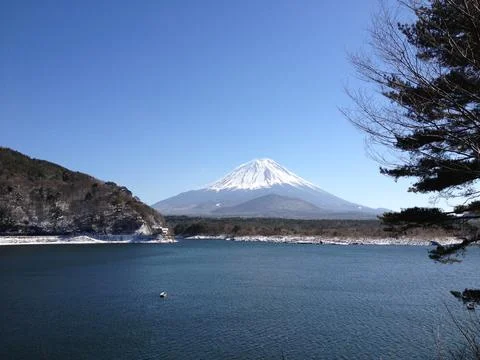 Winter scene in japan Stock Photos