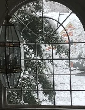 Winter scene outside Stock Photos