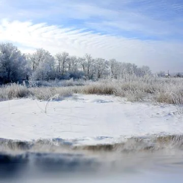 Winter scene Stock Photos