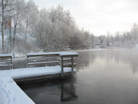 Winter scenery Stock Photos