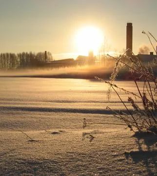 Winter scenery Stock Photos