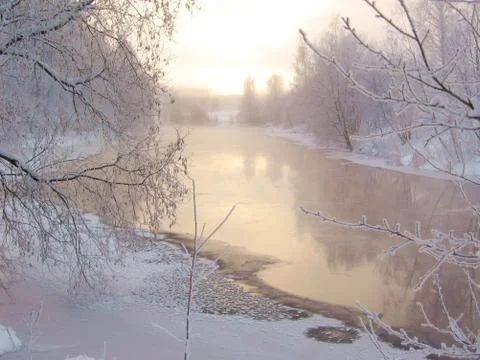 Winter scenery Stock Photos