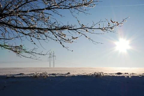 Winter scenery 스톡 사진