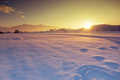 Winter scenery Stock Photos
