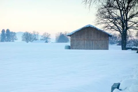 Winter scenery Stock Photos