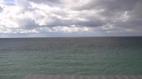 Winter sea from above Stock Footage 47567827