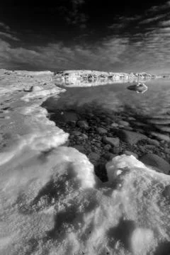 Winter by the sea Stock Photos