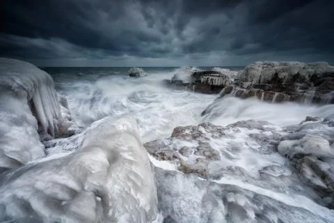 Winter sea 写真素材