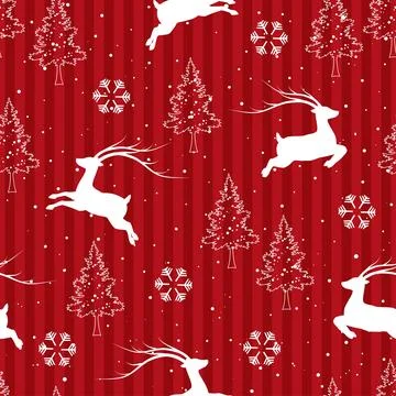 Winter seamless pattern for Christmas or New Year decorative,fabric,textile.. Stock Illustration