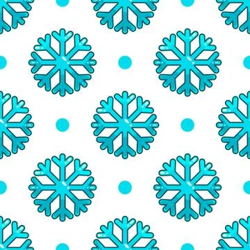 Winter seamless pattern Stock Illustration