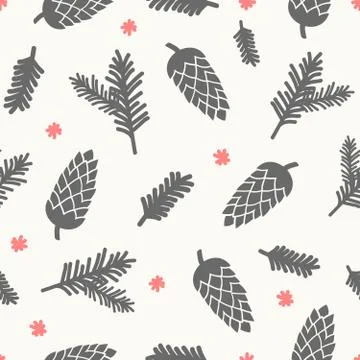 Winter Seamless Pattern Stock-Illustration