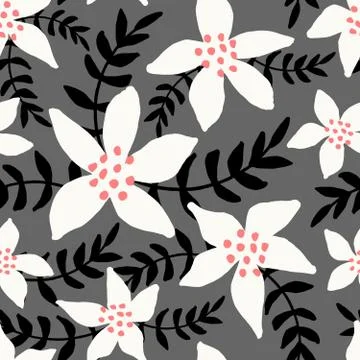 Winter Seamless Pattern Illustrazione stock