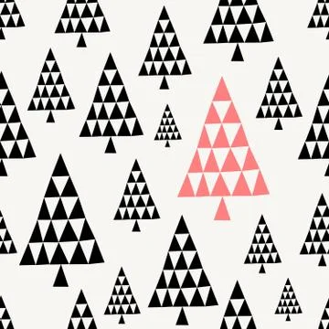 Winter Seamless Pattern Stock Illustration