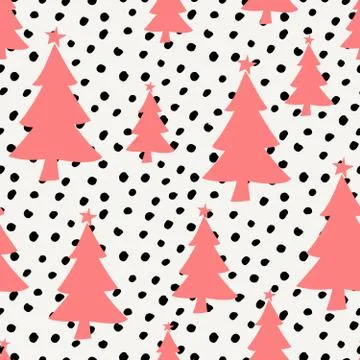 Winter Seamless Pattern Stock Illustration